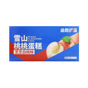 金胜优品雪山桃桃蛋糕（芝芝白桃味）
