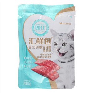 朗仕汇鲜包鱼肉味全价宠物食品猫粮