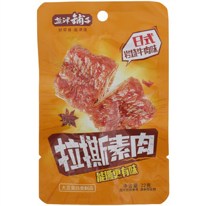 盐津铺子日式炭烧牛肉味拉撕素肉