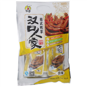 可可哥汉口人家香辣精武鸭掌