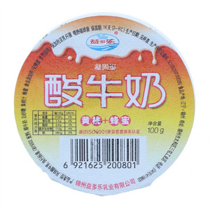 益多乐凝固型黄桃+蜂蜜酸牛奶