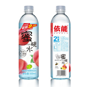 依能蜜桃水2元乐享500ml