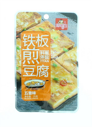 25g铁板煎豆腐五香味