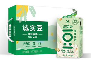 诚实豆原味豆奶16入装