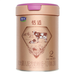 君乐宝恬适较大婴儿配方奶粉（6-12月龄，2段）
