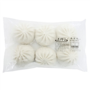 蒸鲜生素菜包