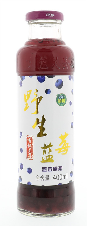 蓝灵圣果有机蓝莓果汁饮料