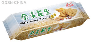 青食麦麸花生饼干