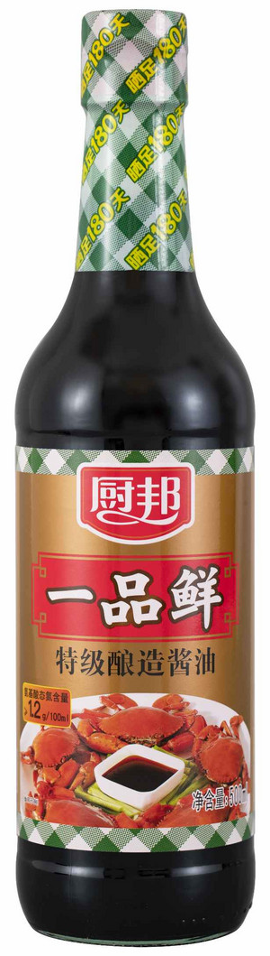厨邦一品鲜特级酿造酱油