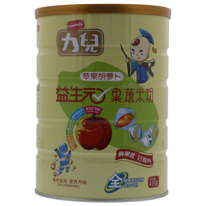 力儿苹果胡萝卜益生元果蔬米粉