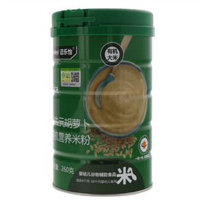 迈乐怡益生元胡萝卜有机营养米粉