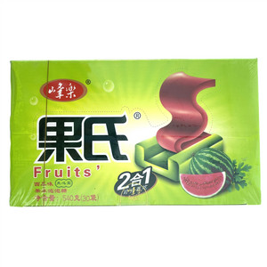峰樂果氏西瓜味果冻泡泡糖