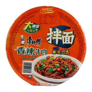 康师傅康师傅香辣牛肉味拌面127克