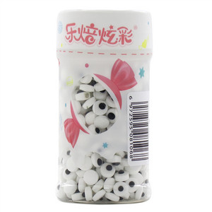 85克瓶装抛光压片迷你小眼睛-白色