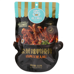 恋上鸭卤铺凉茶辣鸭锁骨
