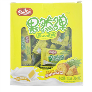 光头仔果然弹(菠萝味夹心奶糖)