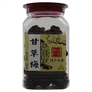动心一族甘草梅（凉果类蜜饯）