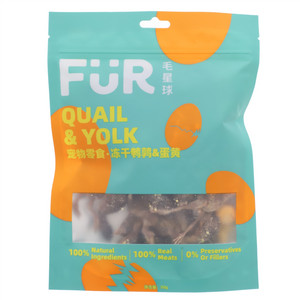 FURFUR LAND 毛星球鹌鹑和鹌鹑蛋混装冻干宠物零食