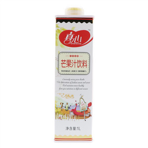 真心芒果汁饮料罐装1L
