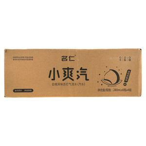 名仁白桃风味小爽汽苏打气泡水