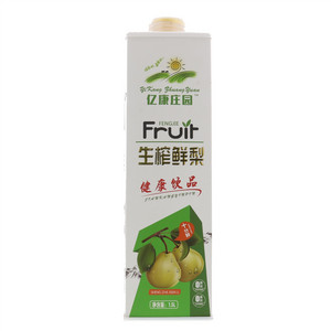 亿康庄园生榨鲜梨果汁饮料