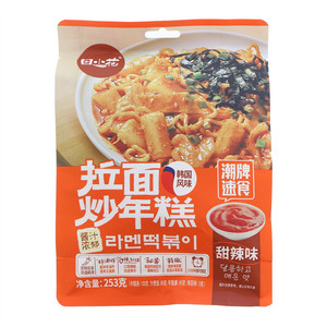 田小花韩国风味拉面炒年糕