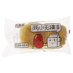 尚满意两小无猜红豆味+炼乳味面包