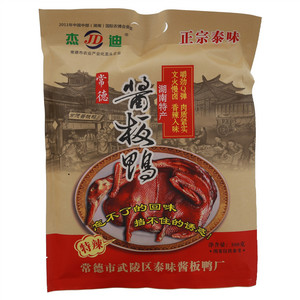 杰迪特辣正宗泰味常德酱板鸭