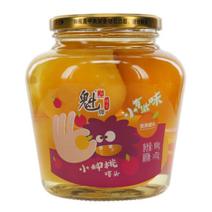 魁牌糖水黄桃罐头