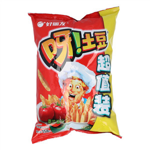 好丽友呀！土豆番茄酱味薯条（膨化食品）超值装
