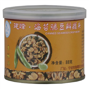 建峰海苔脆豆瓣罐头