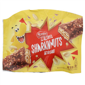 雀巢脆脆鲨花生味涂层威化饼干分享装