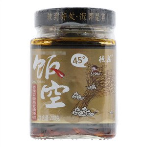 德庄饭空45°香辣豆豉燕麦油辣椒