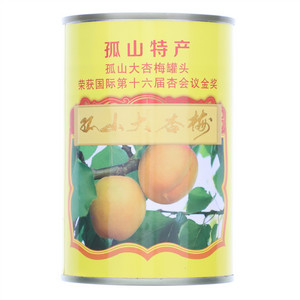 大孤山大杏梅罐头