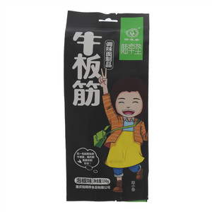 陆草垫牛板筋调味面制品（泡椒味）