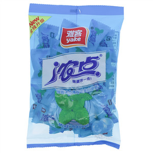 雅客薄荷味夹心硬糖