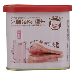 小猪呵呵优级品火腿猪肉罐头