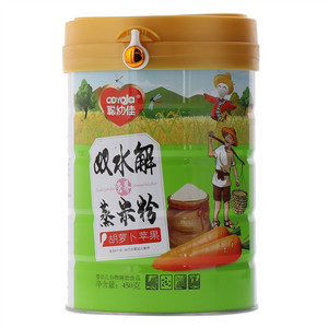 聪幼佳胡萝卜苹果双水解蒸米粉