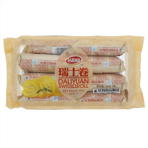 160克达利园橙汁味瑞士卷