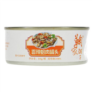 鞠家铺子香辣蛤肉罐头
