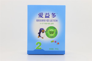 圣元 爱益多较大婴儿配方奶粉2阶段400g