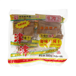 津津五香虾味豆腐干(非发酵性豆制品)