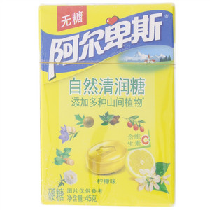 阿尔卑斯无糖柠檬味自然清润糖