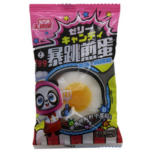 美迪熊暴跳煎蛋（果冻+跳跳糖）