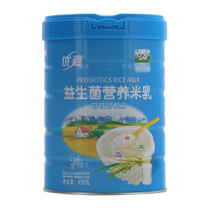 优嘉钙铁锌配方益生菌营养米乳