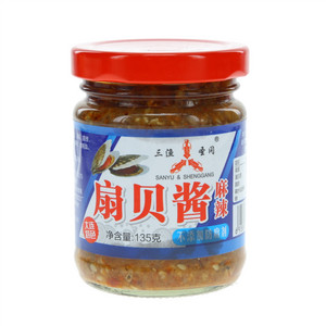 三渔圣冈麻辣扇贝酱
