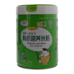 童嘟嘟高钙+益生元有机营养米粉