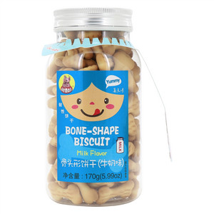 HeMaLi河马莉牛奶味骨头形饼