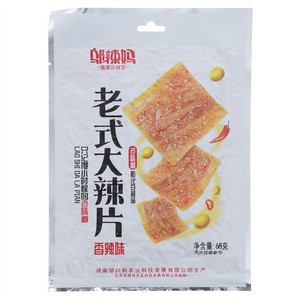邬辣妈香辣味湖南老式大辣片（膨化豆制品）