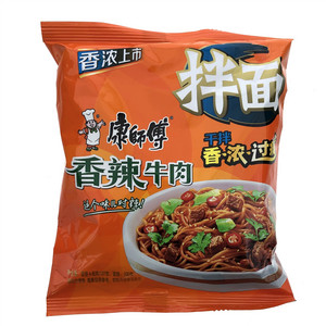 康师傅香辣牛肉拌面